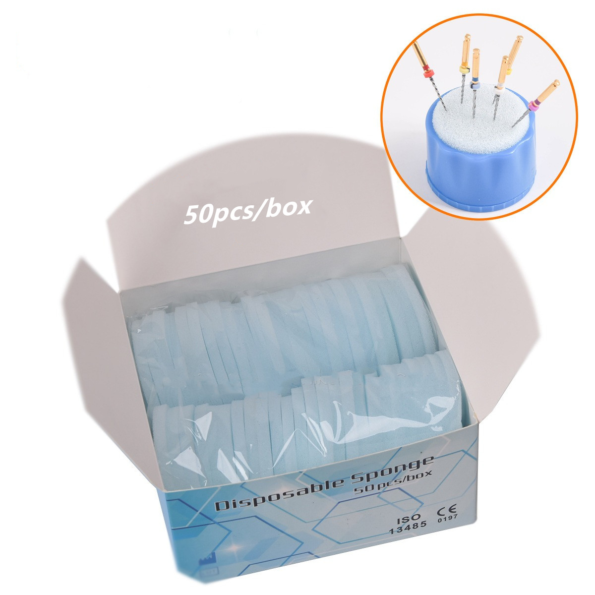 Teeth Whitening Foam - 歯科医用フォームパッド,使い捨てソフトスポンジパッド,デンタルクリーニングファイル,オーラルケア用スペアスタンド,ホワイトニングツール,50個
