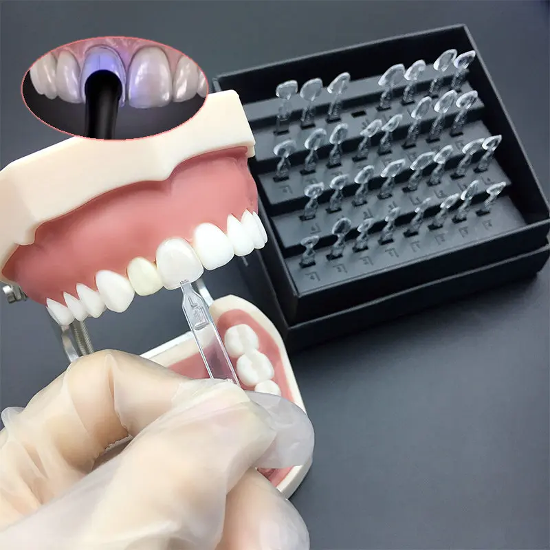 Teeth Whitening Veneers - 歯科用ベニア型オートクレーブ複合樹脂型光硬化高速クイック前歯ホワイトニング材料