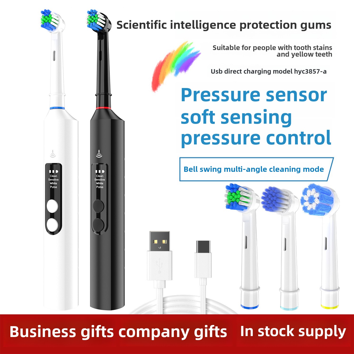 大人用ワイヤレス充電式全自動スマート電動歯ブラシ、ソフトブラ - Electric Toothbrush Sonic のレビューと価格