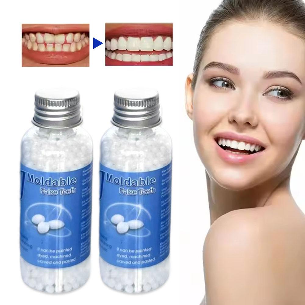 樹脂製一時的な歯の修復 歯の隙間 偽の歯 固形接着剤 義歯接 - Teeth Whitening Free のレビューと価格