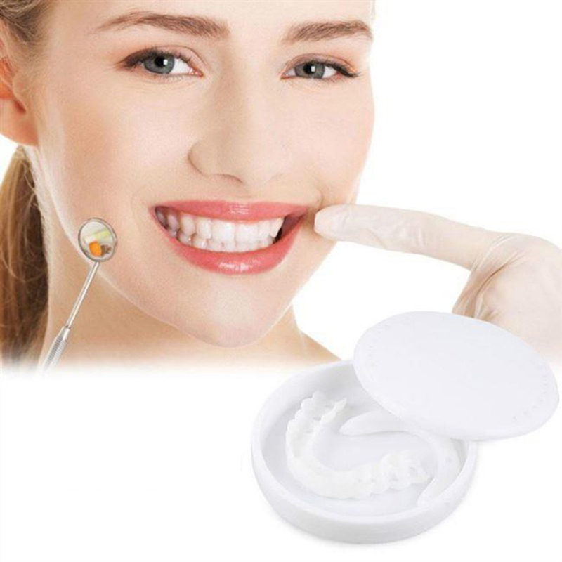 完璧なフィット感の入れ歯カバー、ホワイトニング、スナップオン - Teeth Whitening Veneers のレビューと価格
