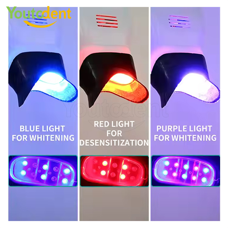 プロフェッショナル歯科 3 色ライトランプ歯ホワイトニングマ - Teeth Whitening Free のレビューと価格