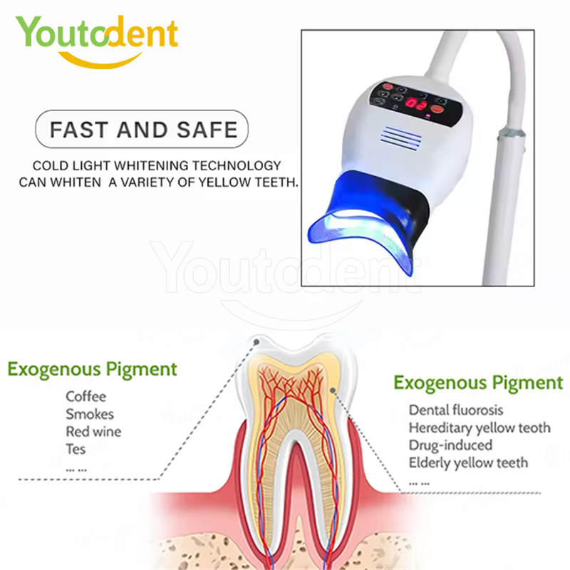 プロフェッショナル歯科 3 色ライトランプ歯ホワイトニングマ - Teeth Whitening Free のレビューと価格