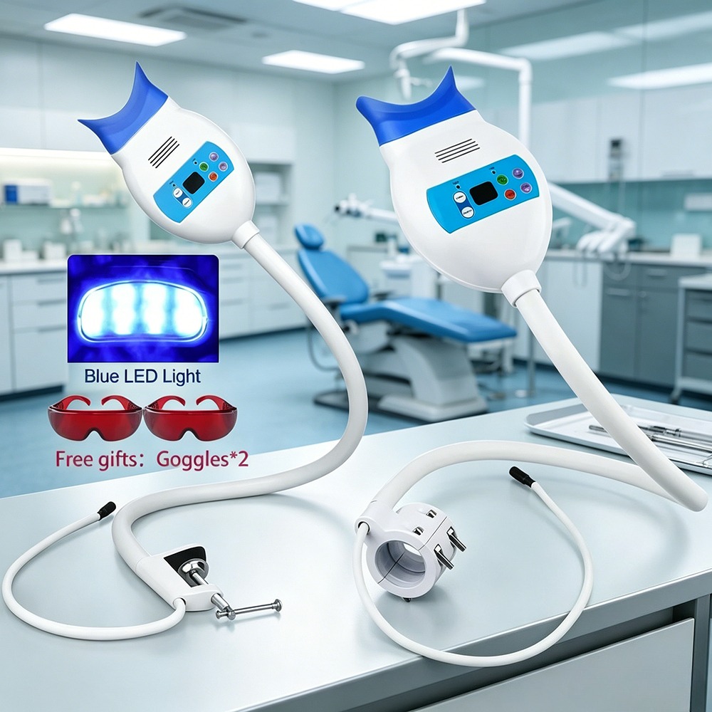デスクトップ歯科用冷光ホワイトニングマシン 8 LED 3色 - Teeth Whitening Free のレビューと価格