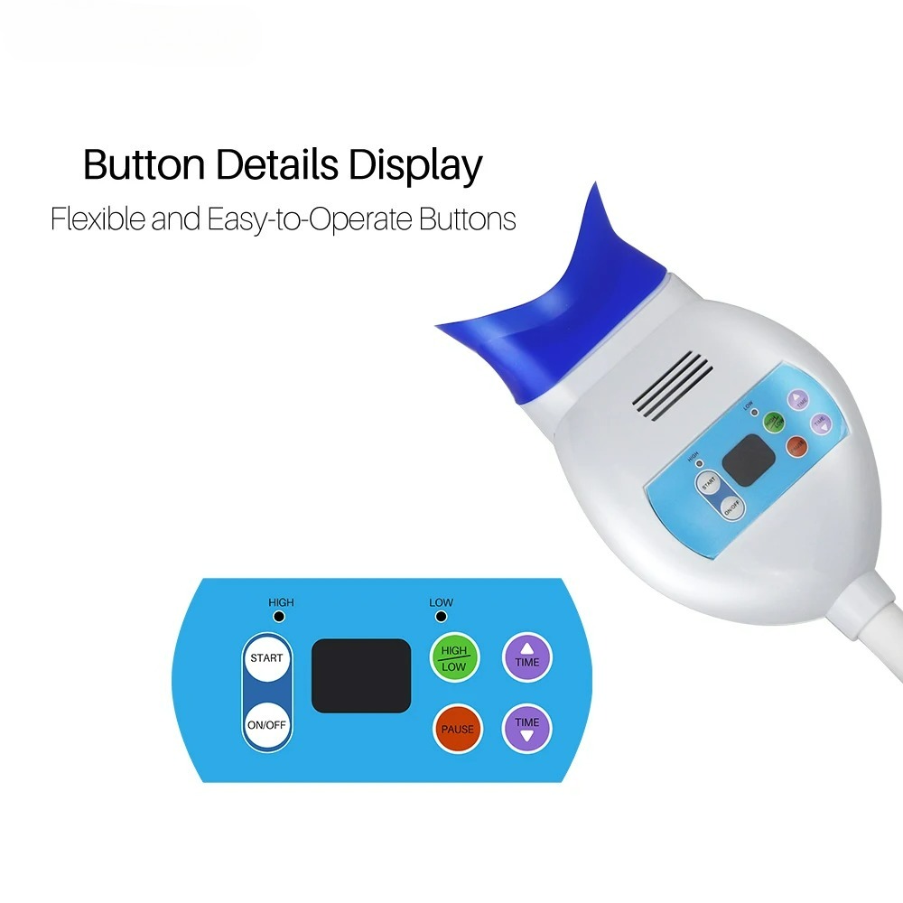 デスクトップ歯科用冷光ホワイトニングマシン 8 LED 3色 - Teeth Whitening Free のレビューと価格