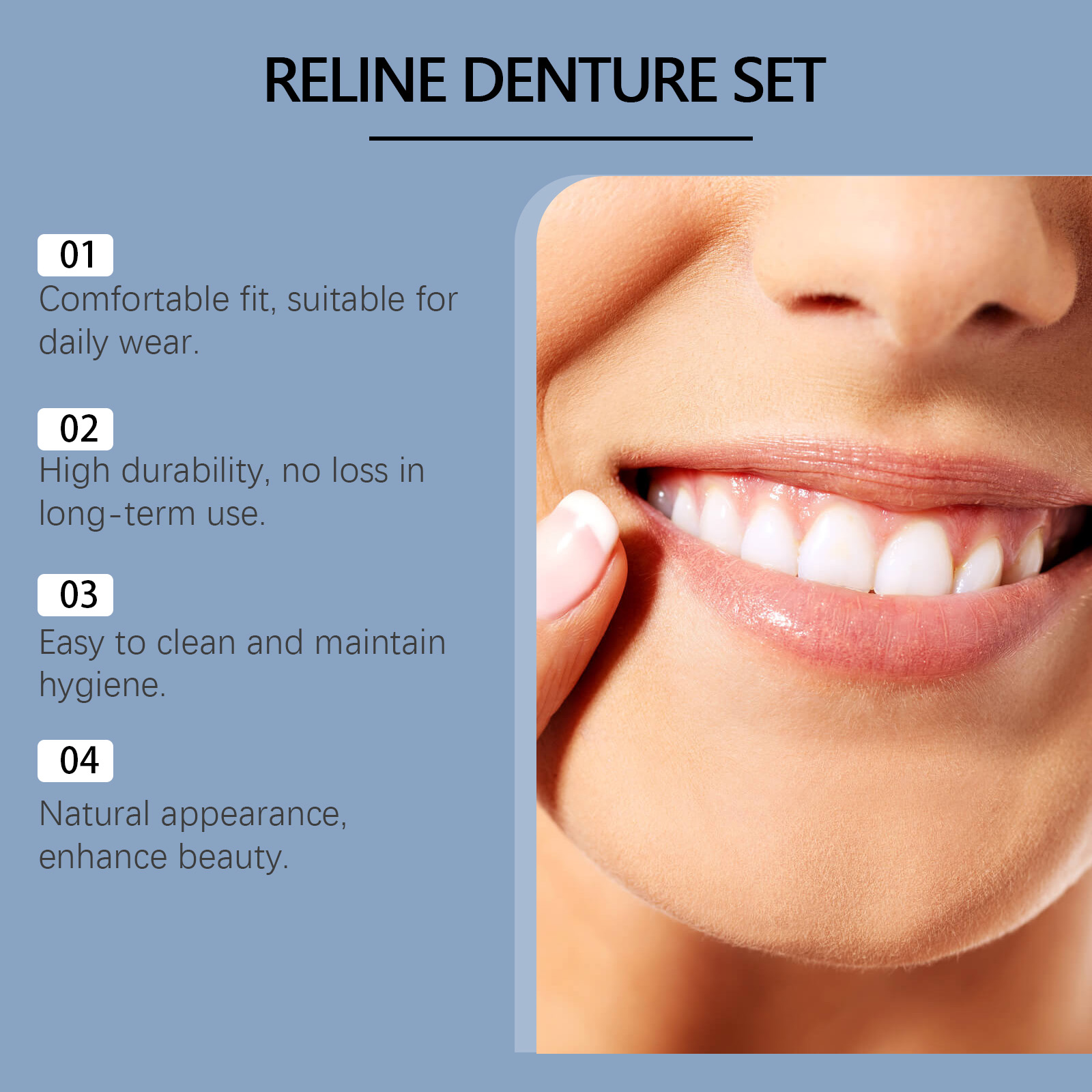 入れ歯、仮歯、一時的な歯、口腔シミュレーション、矯正器具、上 - Teeth Whitening Veneers のレビューと価格