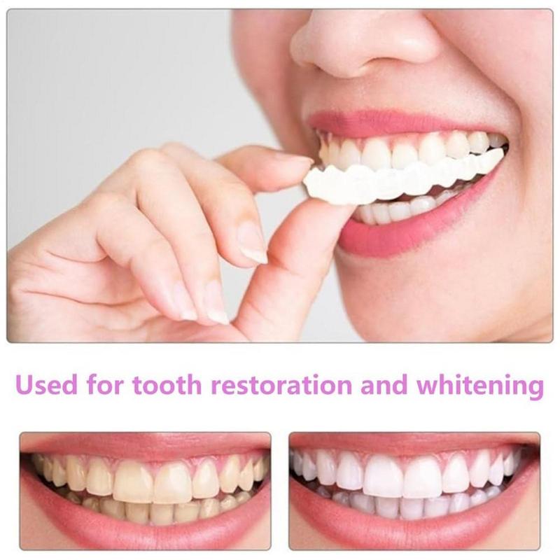 スナップオン歯ベニア、インスタントシリコンスマイルベニア、歯 - Teeth Whitening Veneers のレビューと価格