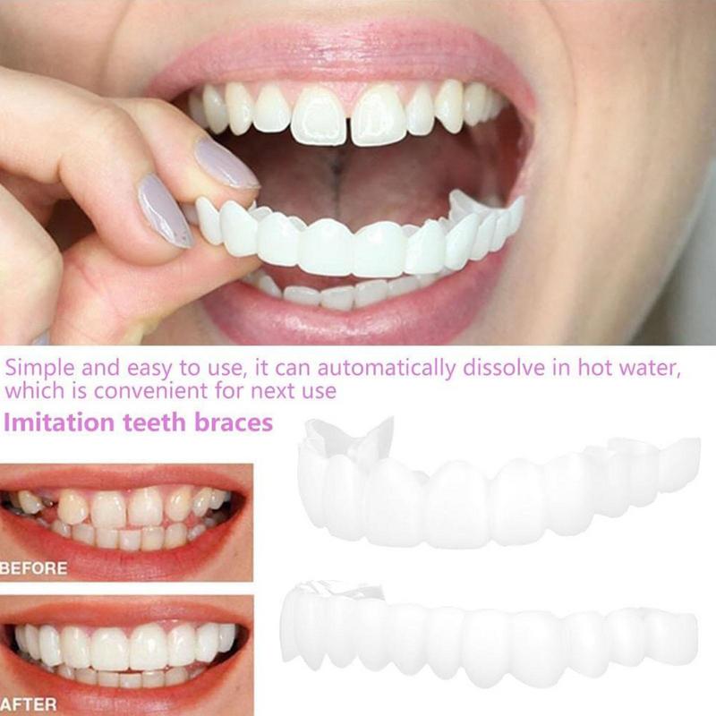 スナップオン歯ベニア、インスタントシリコンスマイルベニア、歯 - Teeth Whitening Veneers のレビューと価格