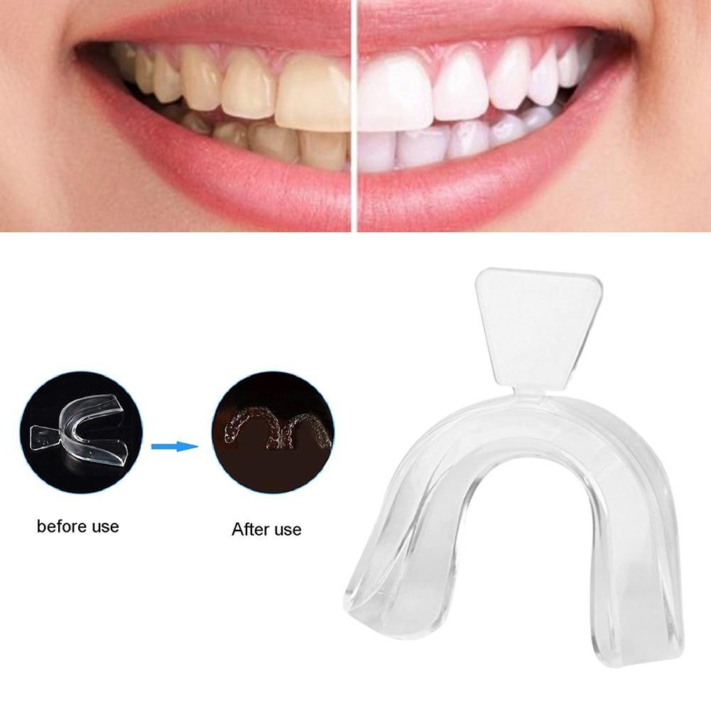 衛生的なシリコン製マウスガード、歯プロテクター、ナイトガード - Teeth Whitening Free のレビューと価格