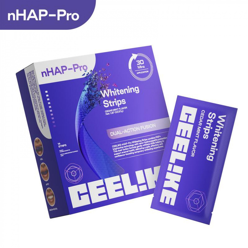 CEELIKE パープル 歯のホワイトニングストリップ 7/ - Teeth Whitening With Peroxide のレビューと価格