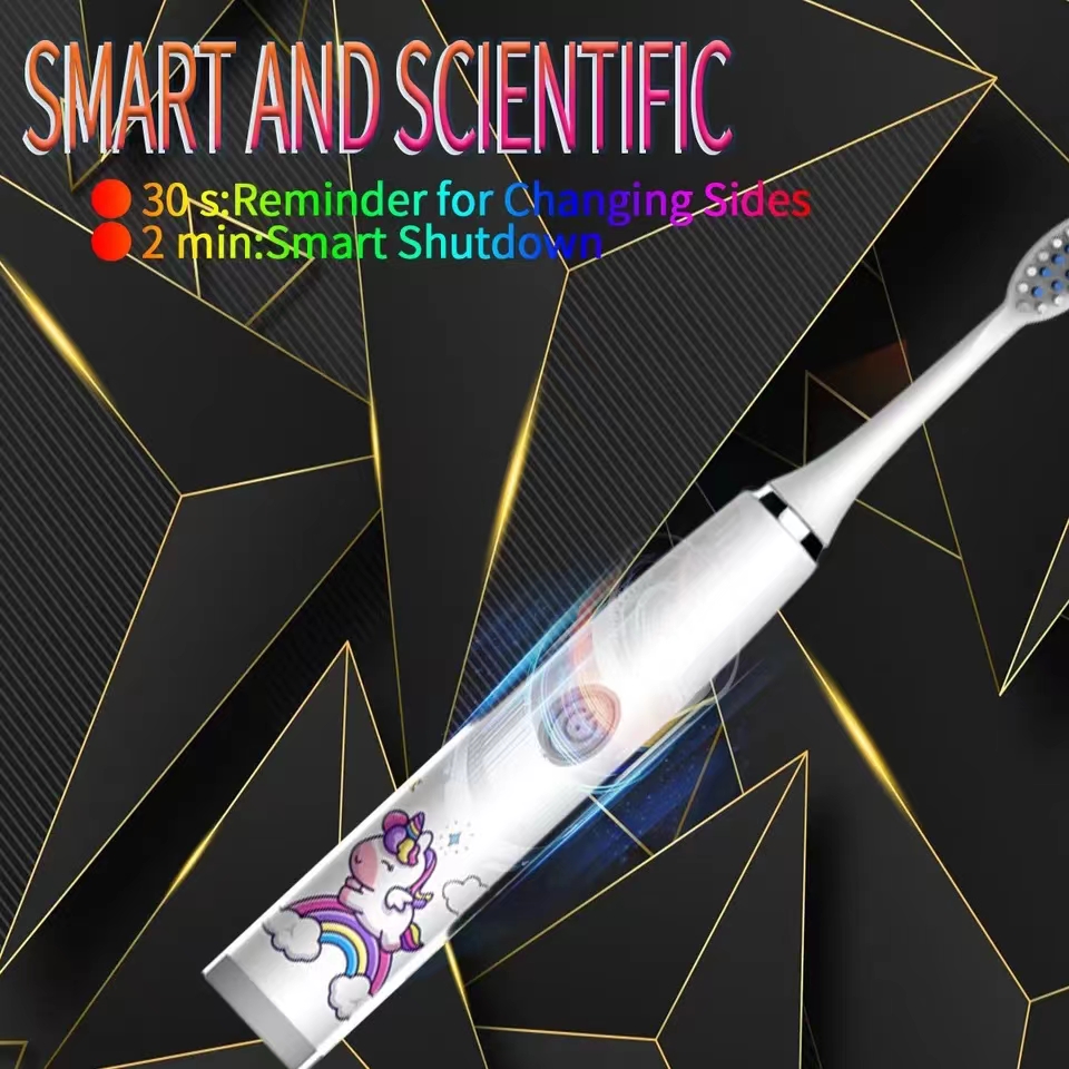 子供ソニック電動歯ブラシカラフルな漫画子供のための充電式ソフ - Electric Toothbrush Sonic のレビューと価格