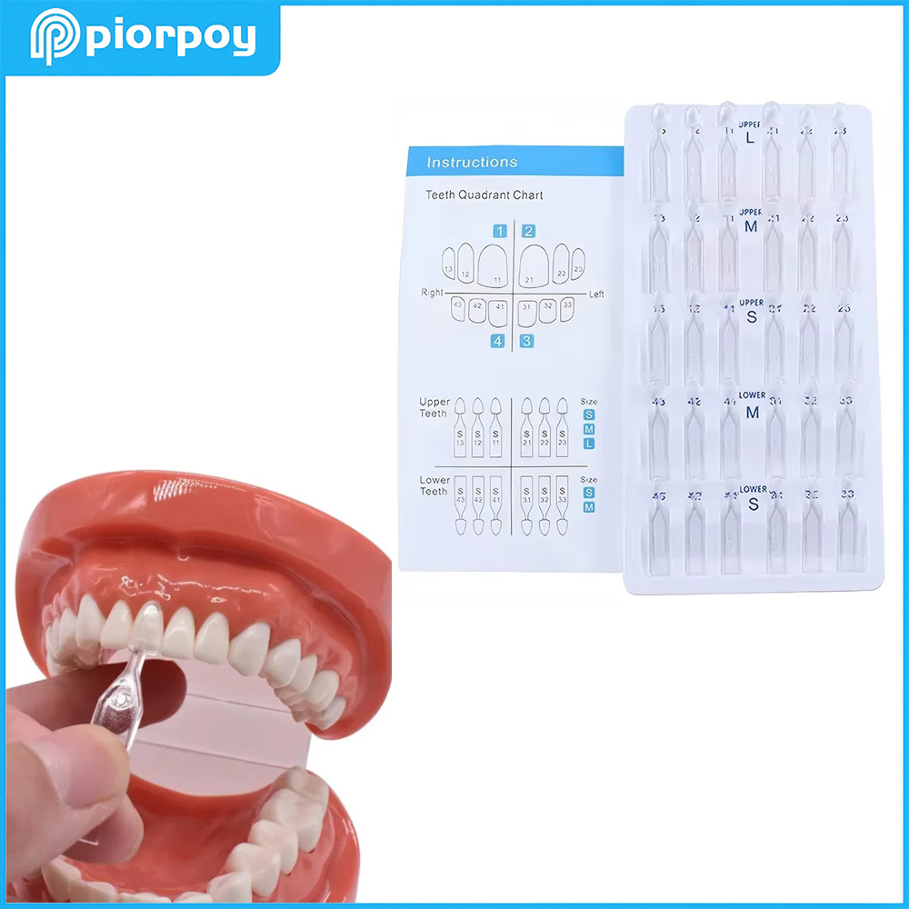 PIORPOY 歯科複合樹脂ベニアモールド 30 ピース/箱 - Teeth Whitening Veneers のレビューと価格