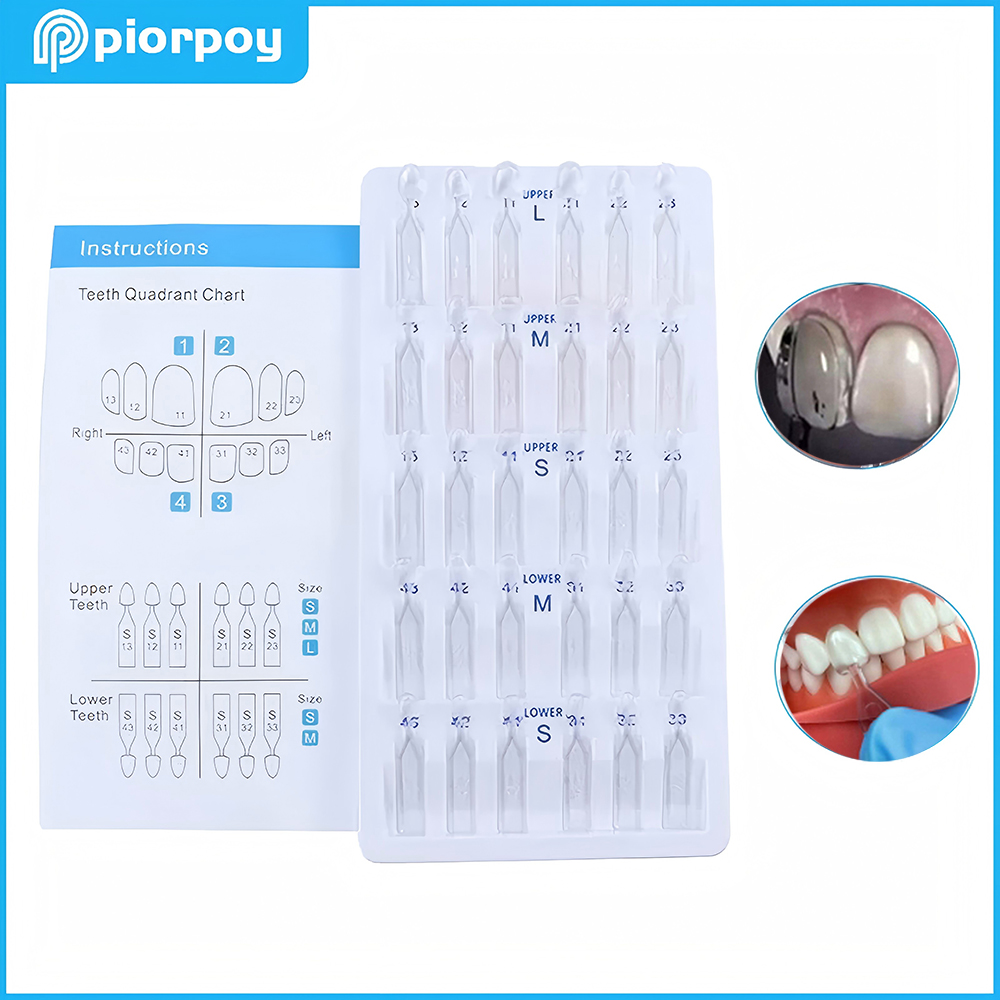 PIORPOY 歯科複合樹脂ベニアモールド 30 ピース/箱 - Teeth Whitening Veneers のレビューと価格