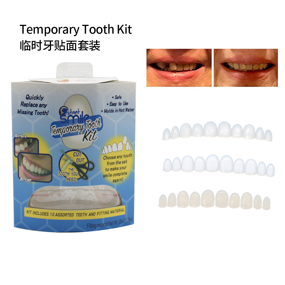 偽の歯、義歯、ベニア、上下のスナップ式矯正器具、柔軟で快適な - Teeth Whitening Veneers のレビューと価格